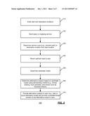 DETERMINING ALTERNATIVE ROUTES diagram and image