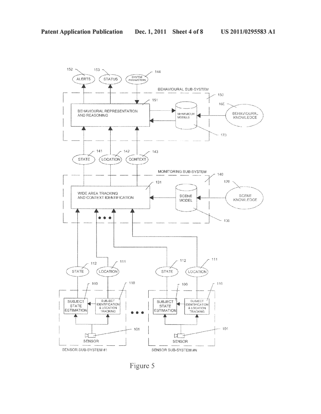 MONITORING CHANGES IN BEHAVIOR OF A HUMAN SUBJECT - diagram, schematic, and image 05