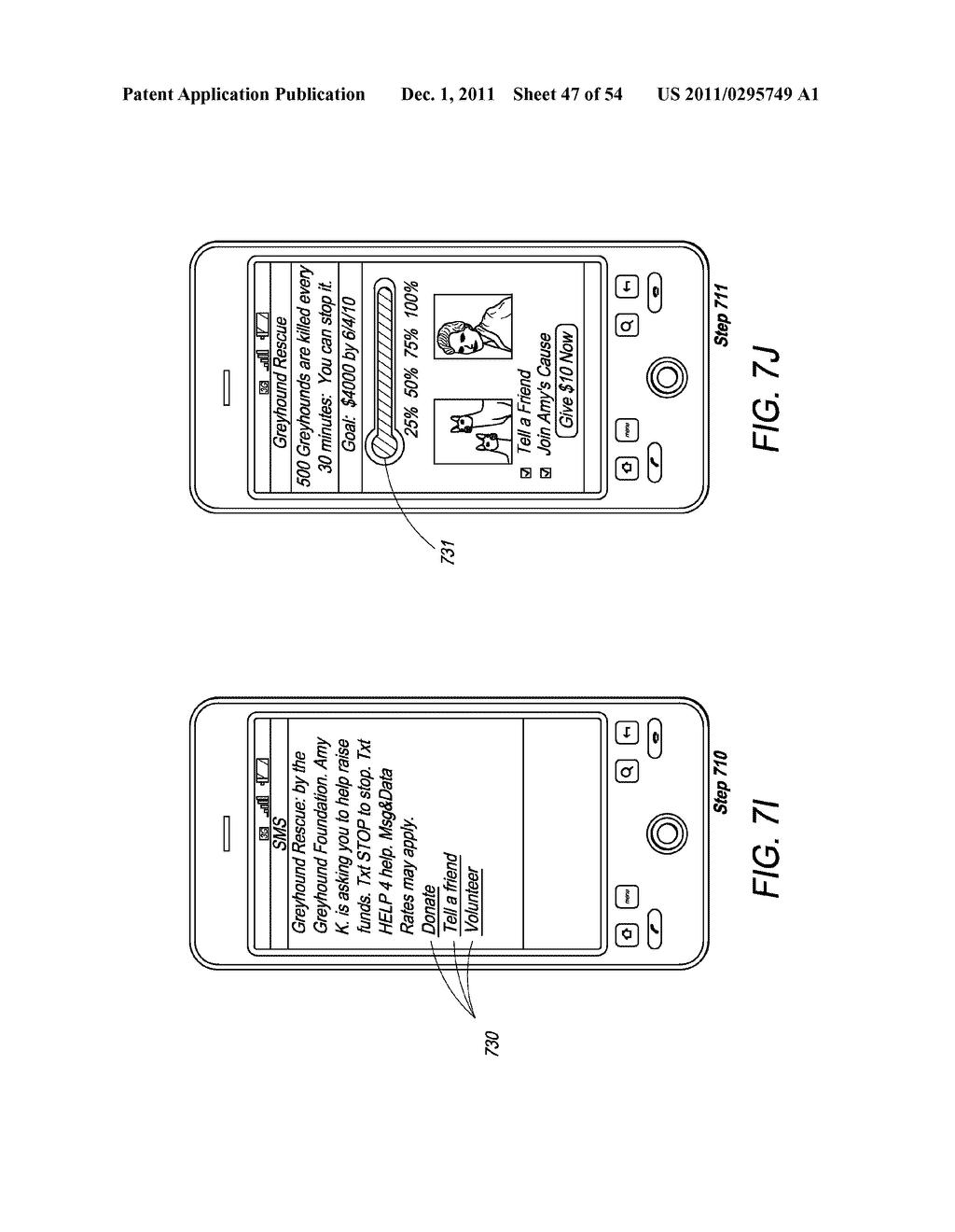 SYSTEMS AND METHODS FOR FUNDRAISING VIA MOBILE APPLICATIONS - diagram, schematic, and image 48