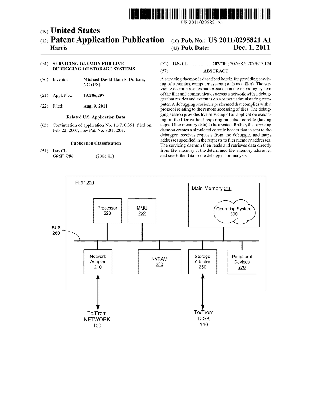 Servicing Daemon for Live Debugging of Storage Systems - diagram, schematic, and image 01