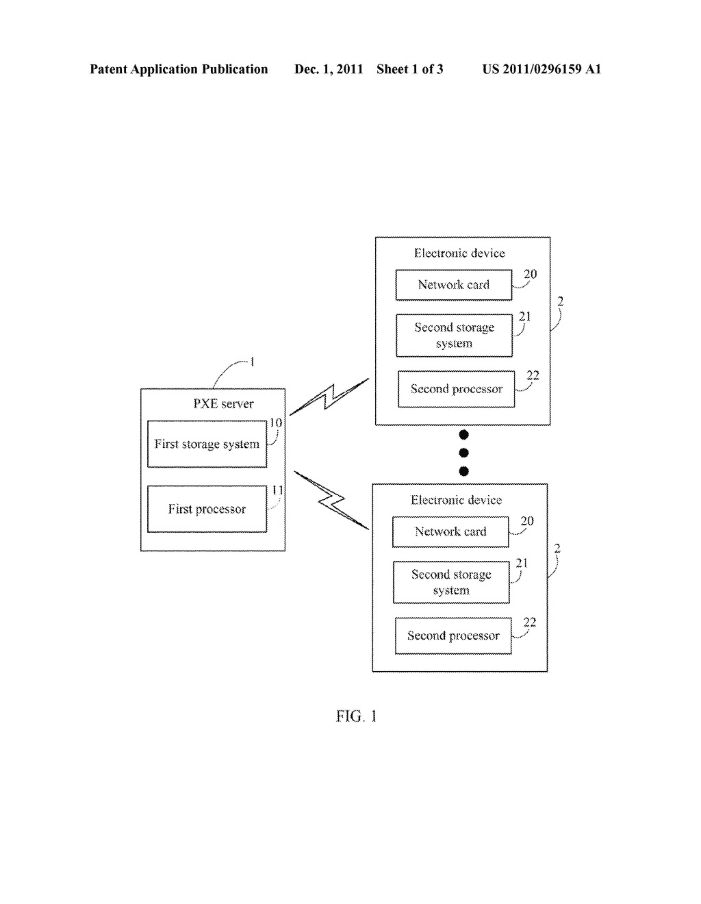 PXE SERVER AND ELECTRONIC DEVICE AND METHOD OF DISKLESS BOOTING ELECTRONIC     DEVICE - diagram, schematic, and image 02