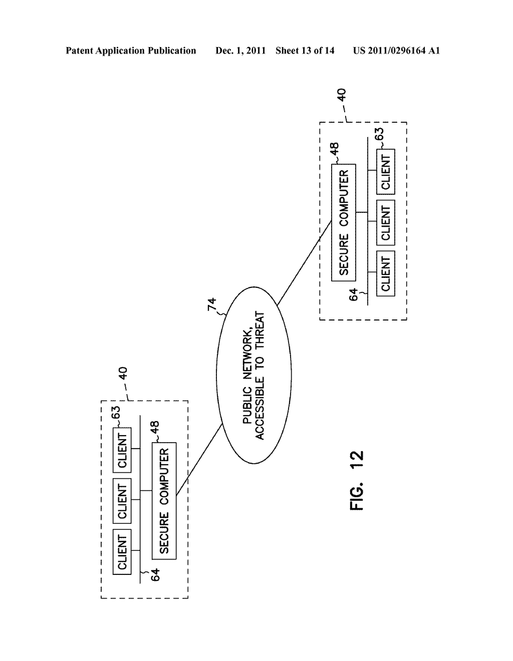 SYSTEM AND METHOD FOR PROVIDING SECURE NETWORK SERVICES - diagram, schematic, and image 14