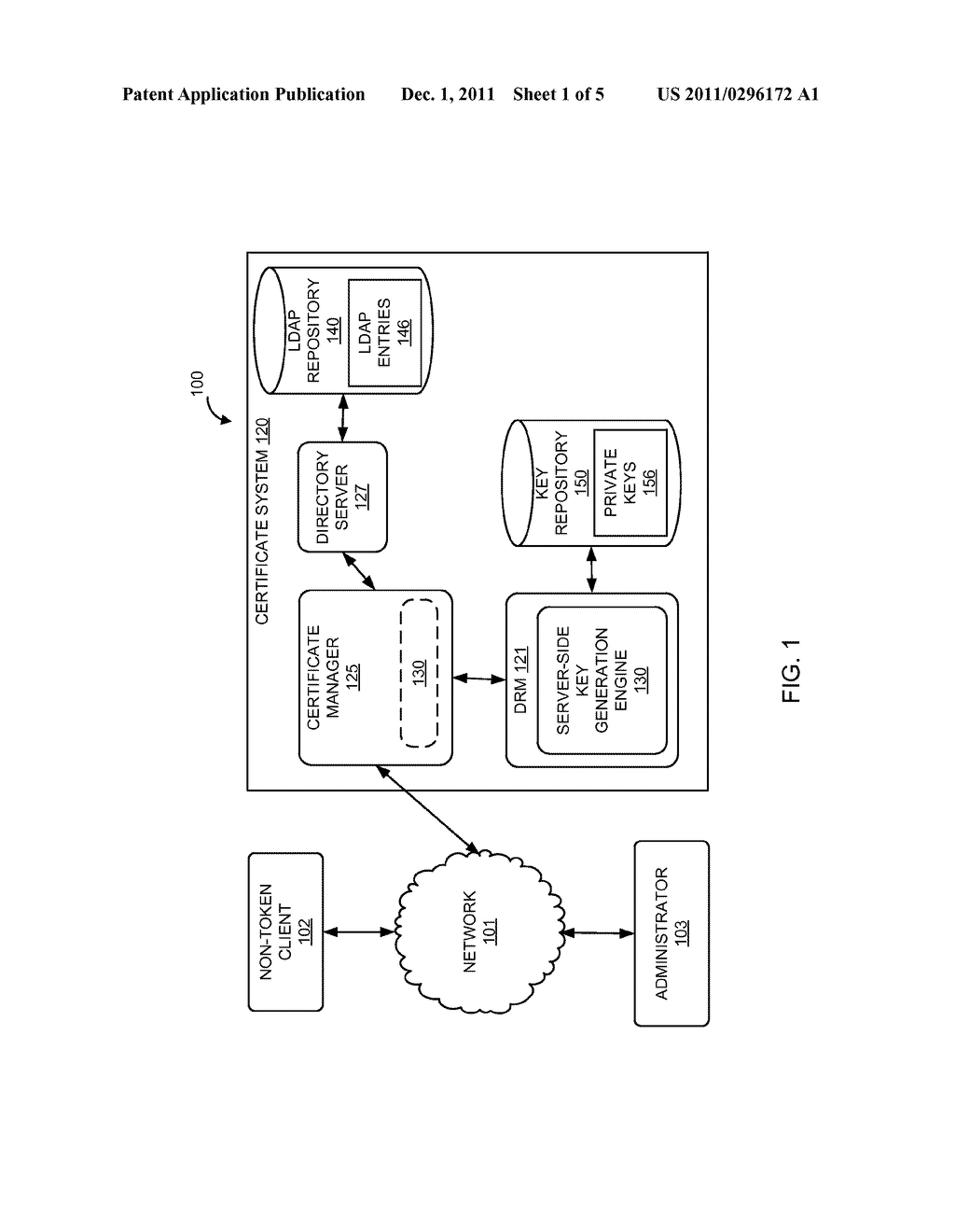 SERVER-SIDE KEY GENERATION FOR NON-TOKEN CLIENTS - diagram, schematic, and image 02