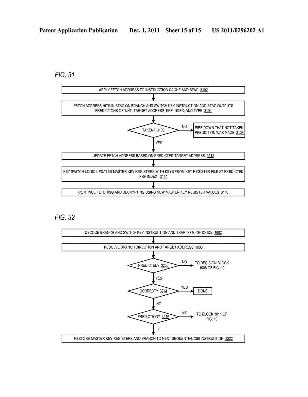 SWITCH KEY INSTRUCTION IN A MICROPROCESSOR THAT FETCHES AND DECRYPTS     ENCRYPTED INSTRUCTIONS - diagram, schematic, and image 16