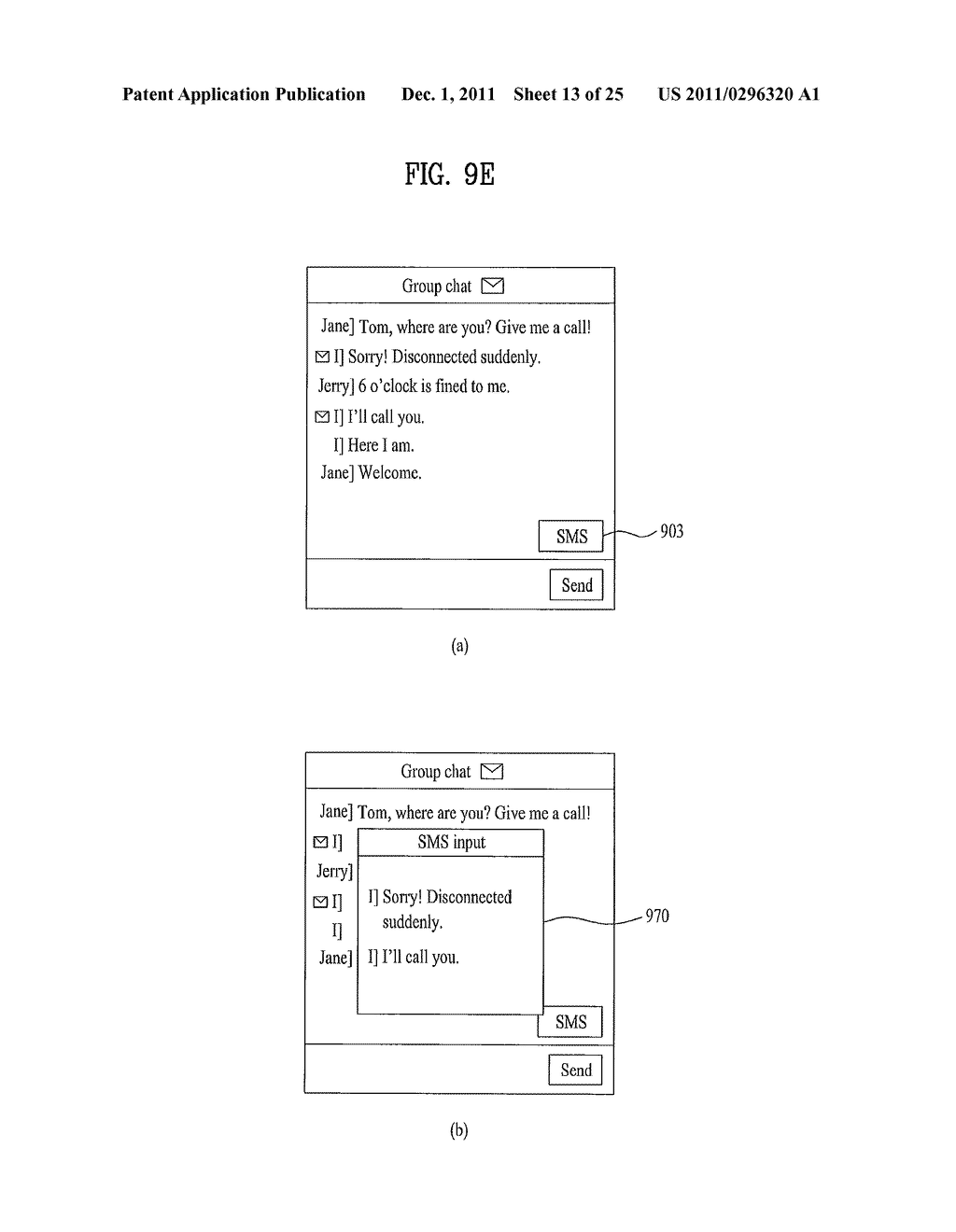 MOBILE TERMINAL AND GROUP CHAT CONTROLLING METHOD THEREOF - diagram, schematic, and image 14