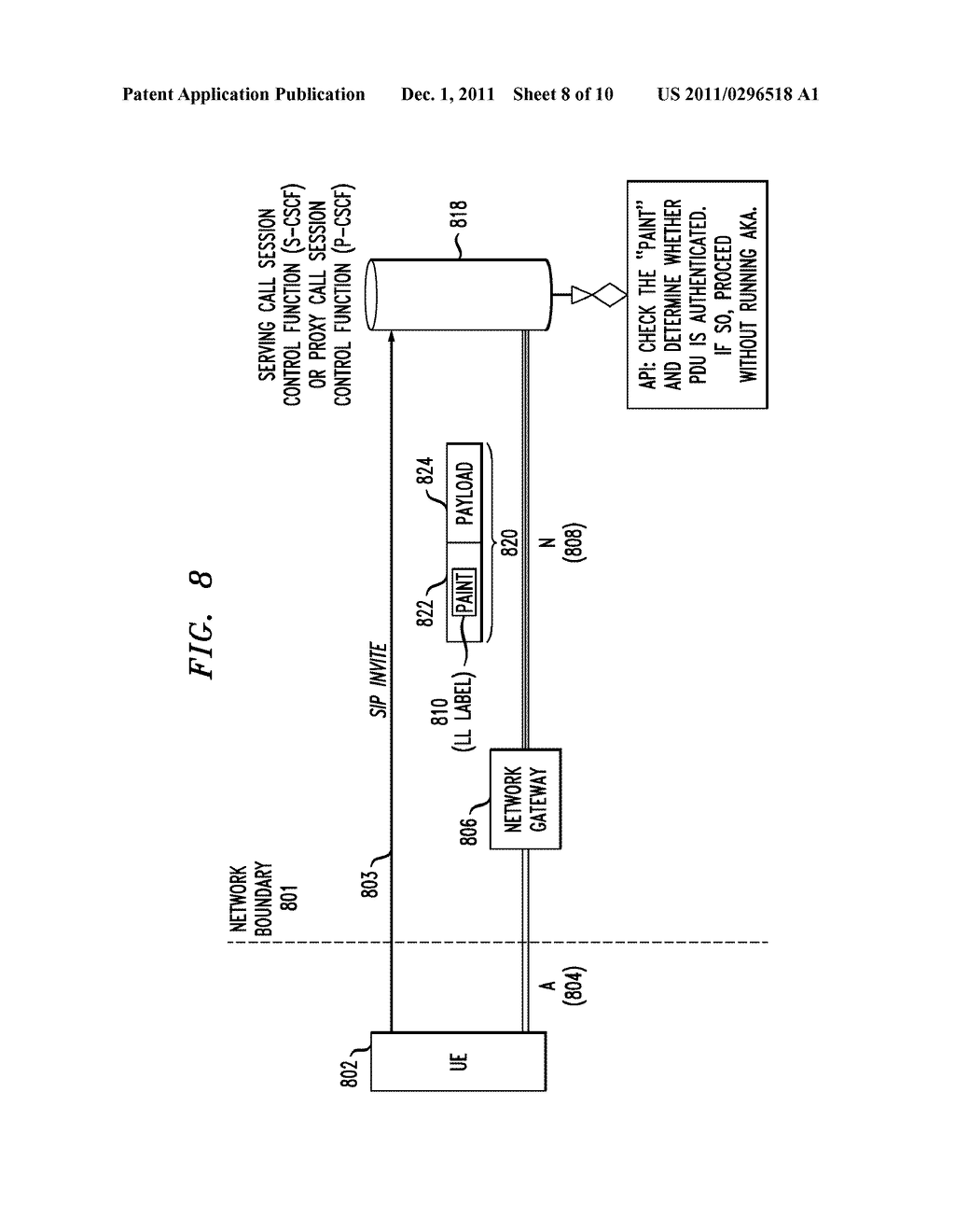 APPLICATION LAYER AUTHENTICATION IN PACKET NETWORKS - diagram, schematic, and image 09