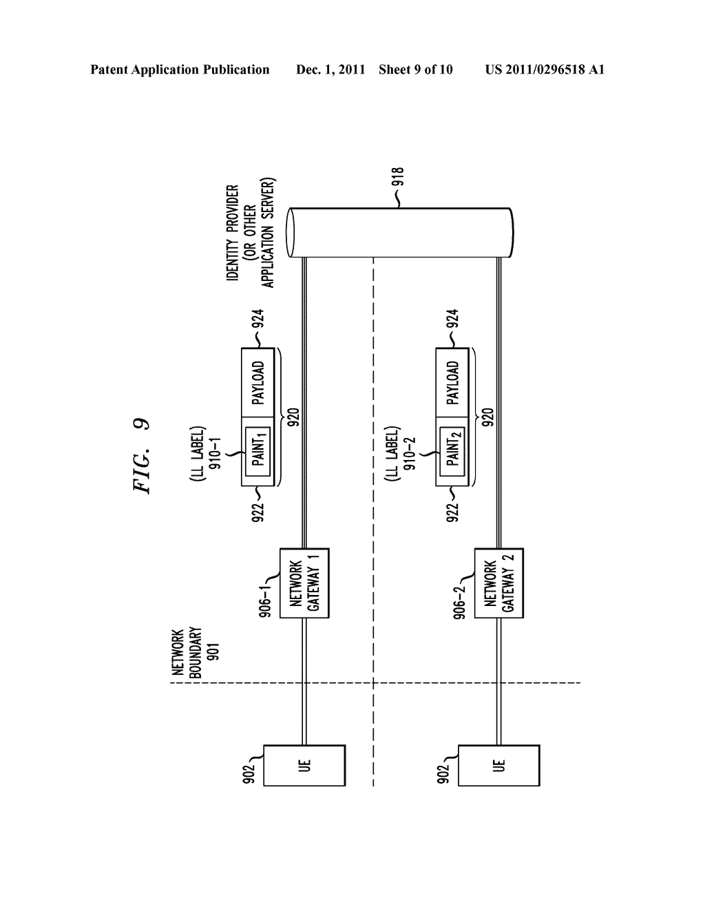 APPLICATION LAYER AUTHENTICATION IN PACKET NETWORKS - diagram, schematic, and image 10