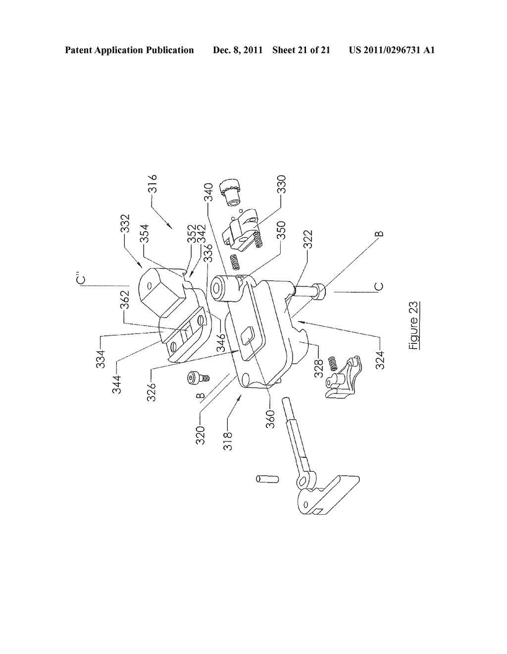 ROTATING MOUNT FOR WEAPON SIGHT ACCESSORY - diagram, schematic, and image 22