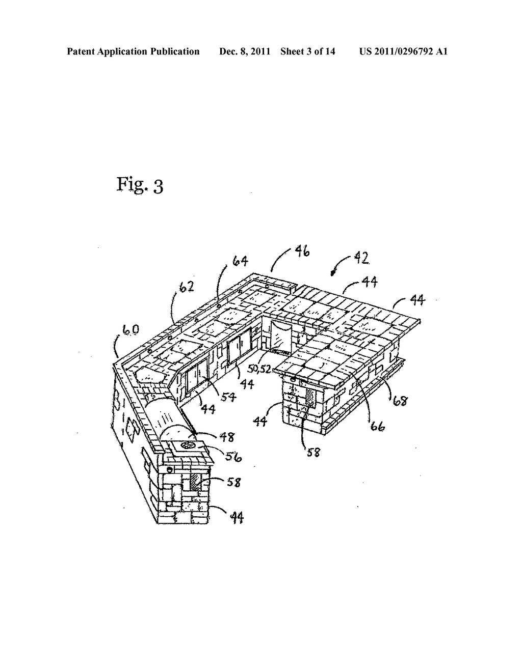 MODULAR BRICK OR BLOCK OUTDOOR STRUCTURES - diagram, schematic, and image 04