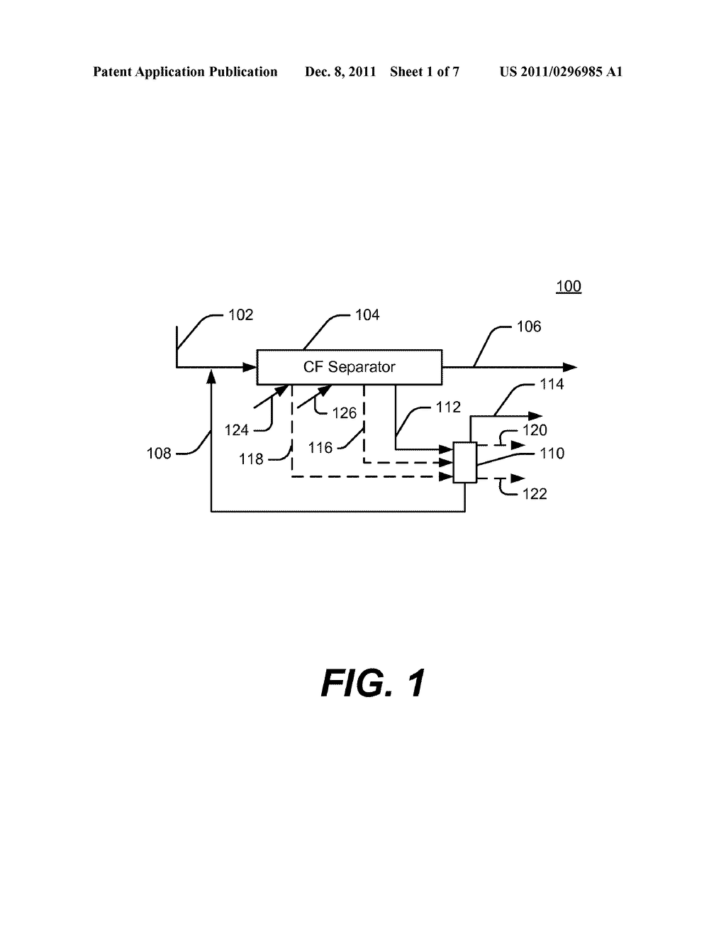 CENTRIFUGAL FORCE GAS SEPARATION WITH AN INCOMPRESSIBLE FLUID - diagram, schematic, and image 02