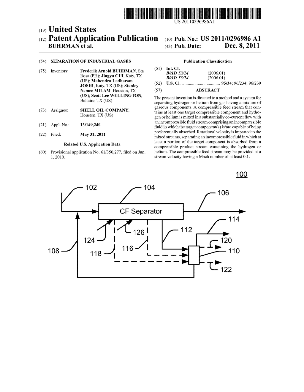 SEPARATION OF INDUSTRIAL GASES - diagram, schematic, and image 01