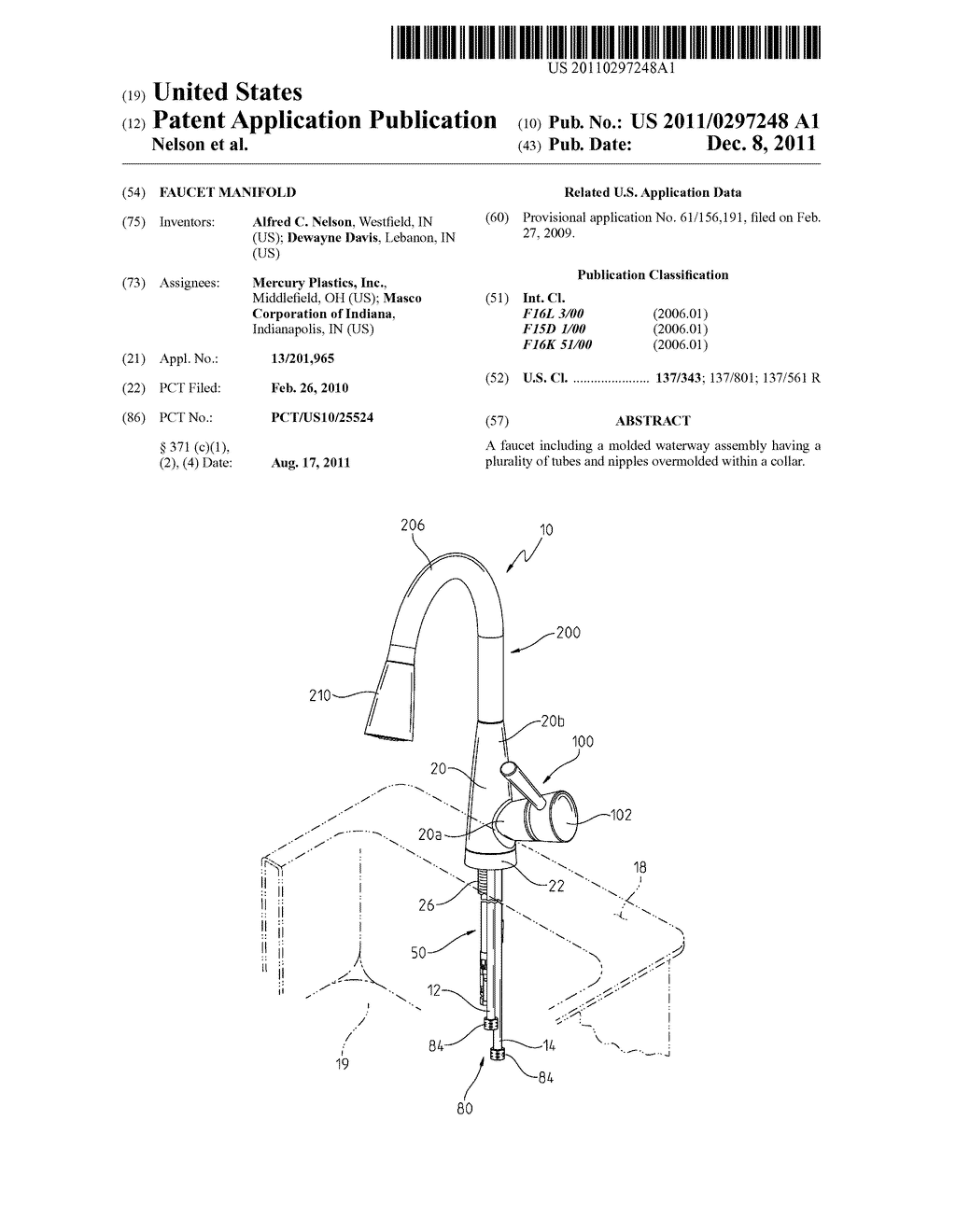 FAUCET MANIFOLD - diagram, schematic, and image 01