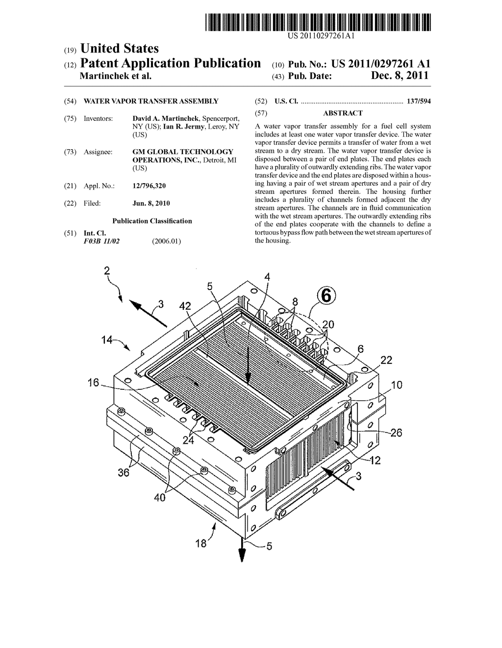 WATER VAPOR TRANSFER ASSEMBLY - diagram, schematic, and image 01