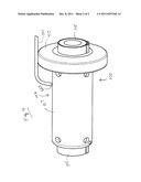 Overmolded standoff and method for abrasion routing protection of a hose diagram and image