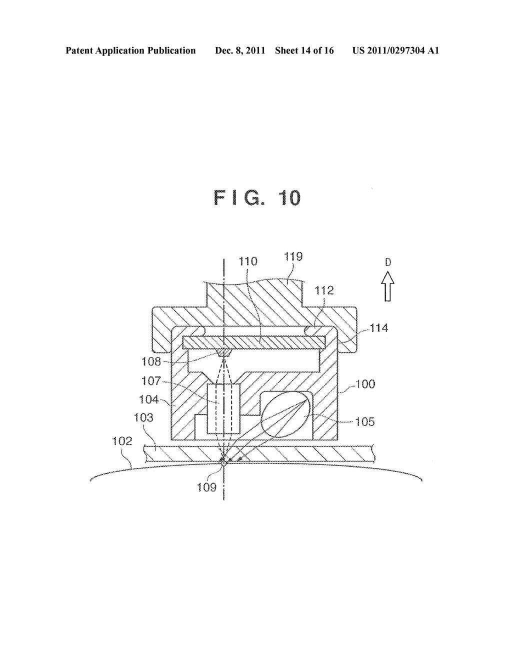 THERMALLY CAULKED COMBINED STRUCTURE, METHOD OF THERMAL CAULKING, AND     IMAGE SENSOR UNIT AND IMAGE READING APPARATUS USING THE SAME - diagram, schematic, and image 15