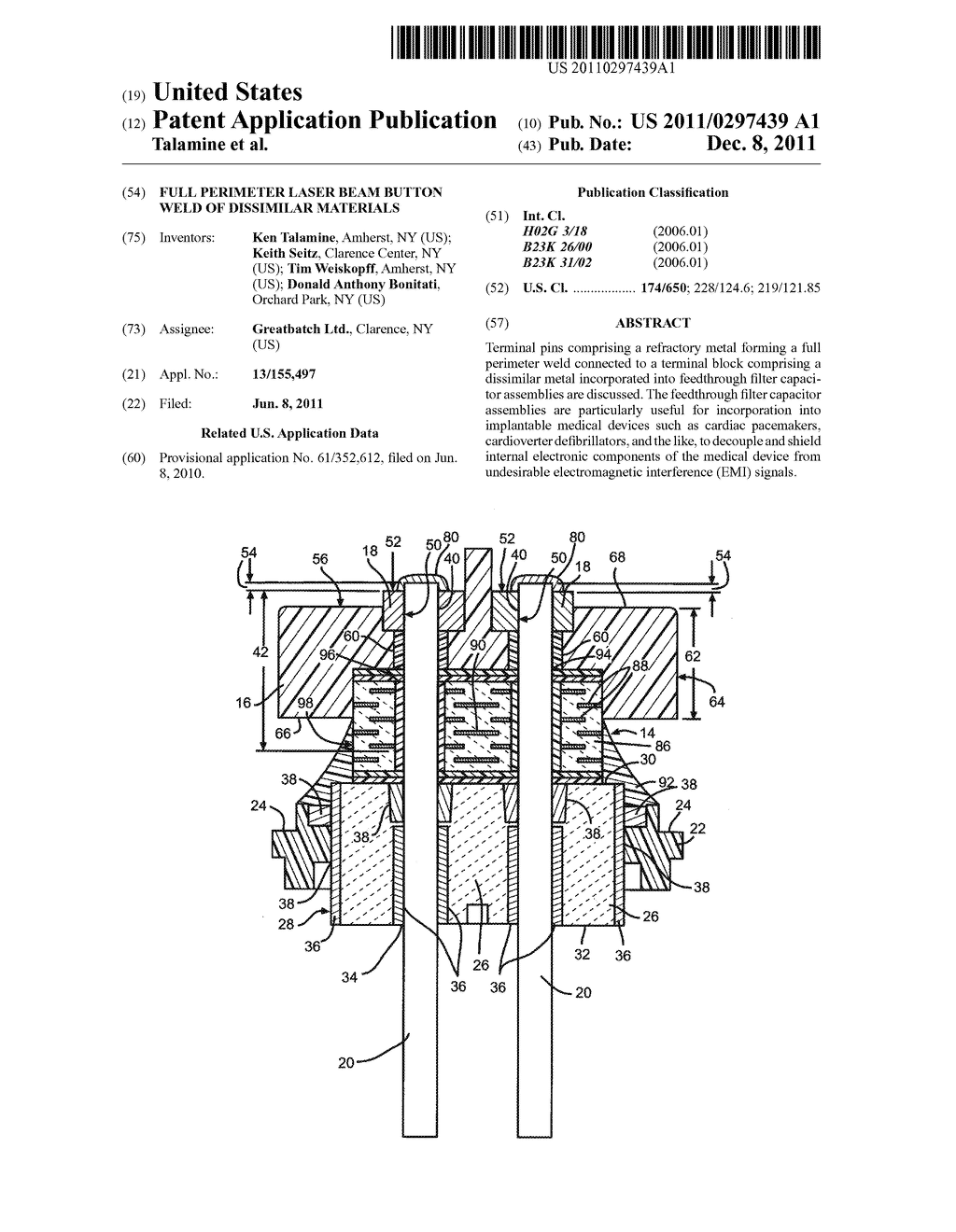 Full Perimeter Laser Beam Button Weld of Dissimilar Materials - diagram, schematic, and image 01