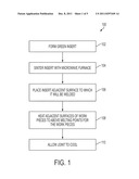 TOOL WITH WELDED CEMENTED METAL CARBIDE INSERTS WELDED TO STEEL AND/OR     CEMENTED METAL CARBIDE diagram and image