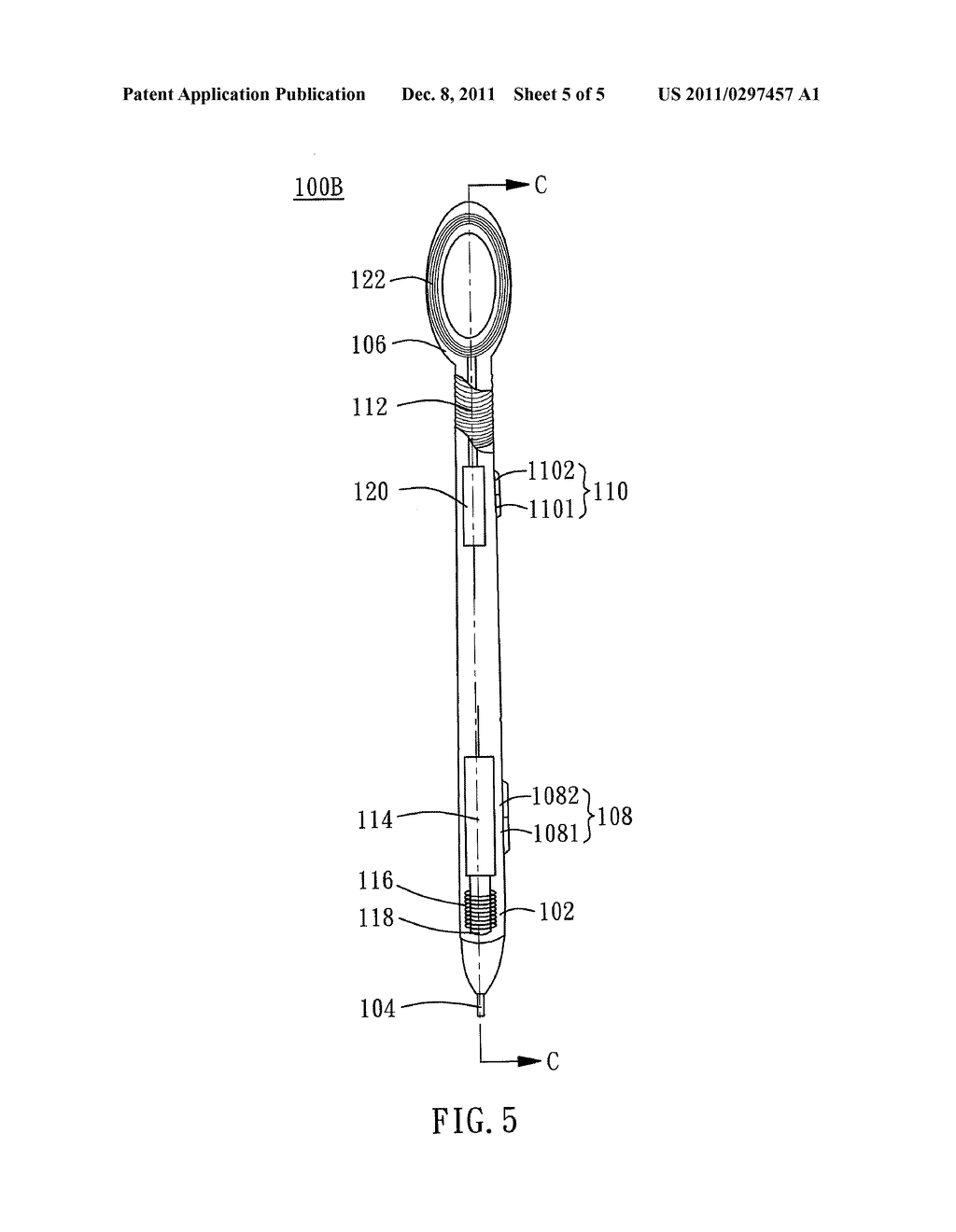 ELECTROMAGNETIC PEN WITH A MULTI-FUNCTIONS TAIL PART - diagram, schematic, and image 06