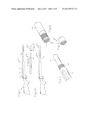 ASSEMBLY AND NOISE SUPPRESSOR FOR FIREARMS diagram and image