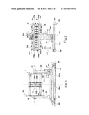 Apparatus for the transfer of a line end of a folder-gluer diagram and image