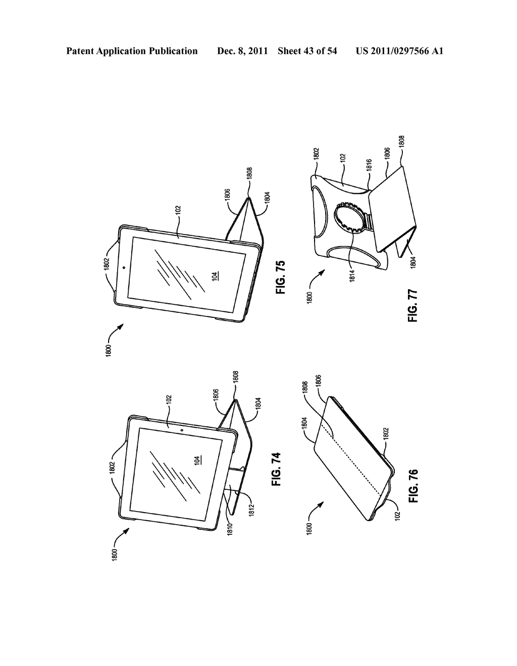PORTABLE ELECTRONIC DEVICE CASE WITH CLEANING ACCESSORY - diagram, schematic, and image 44