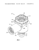 Swivel Adapter for an Irrigation Valve diagram and image