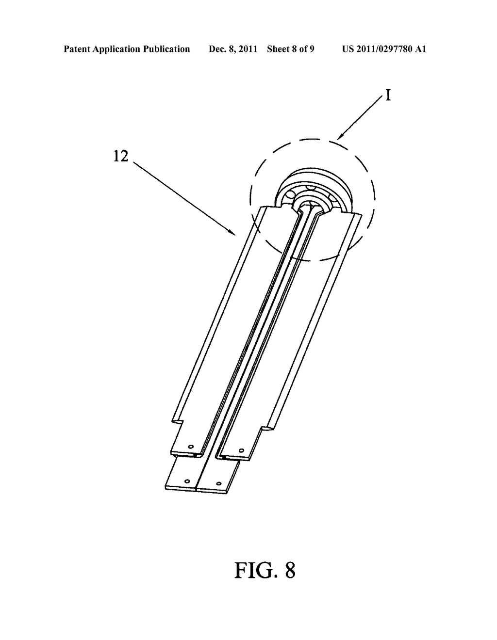 Automatic winding device for cell core - diagram, schematic, and image 09