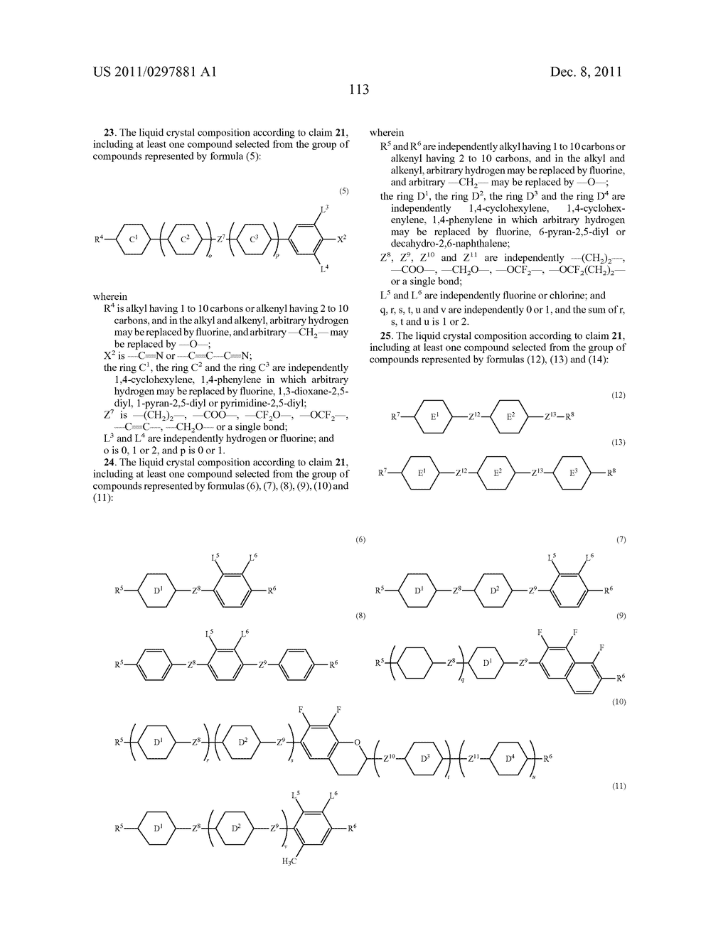 FOUR-RING LIQUID CRYSTAL COMPOUND HAVING TETRAHYDROPYRAN AND     2,2',3,3'-TETRAFLUOROBIPHENYL, LIQUID CRYSTAL COMPOSITION AND LIQUID     CRYSTAL DISPLAY DEVICE - diagram, schematic, and image 114