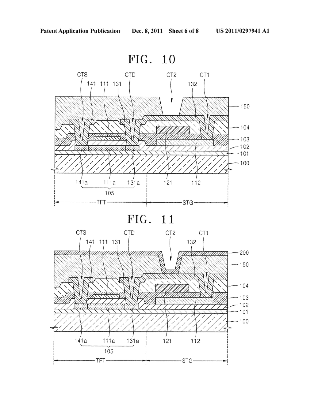 FLAT PANEL DISPLAY DEVICE AND METHOD OF MANUFACTURING THE SAME - diagram, schematic, and image 07