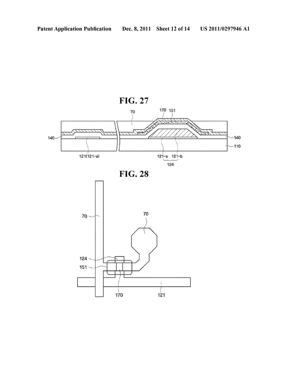 THIN FILM TRANSISTOR ARRAY SUBSTRATE AND MANUFACTURING METHOD THEREOF - diagram, schematic, and image 13