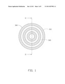 FLUORESCENT STRUCTURE AND METHOD FOR FORMING THE FLUORESCENT STRUCTURE AND     LED PACKAGE USING THE SAME diagram and image