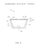 FLUORESCENT STRUCTURE AND METHOD FOR FORMING THE FLUORESCENT STRUCTURE AND     LED PACKAGE USING THE SAME diagram and image