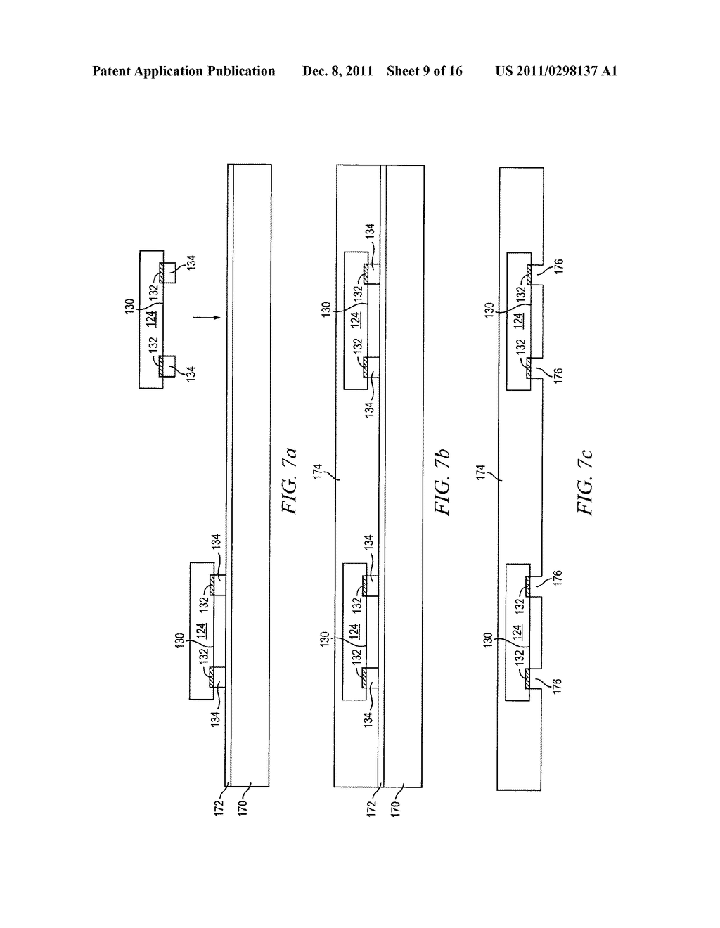 Semiconductor Device and Method of Forming Sacrificial Adhesive Over     Contact Pads of Semiconductor Die - diagram, schematic, and image 10