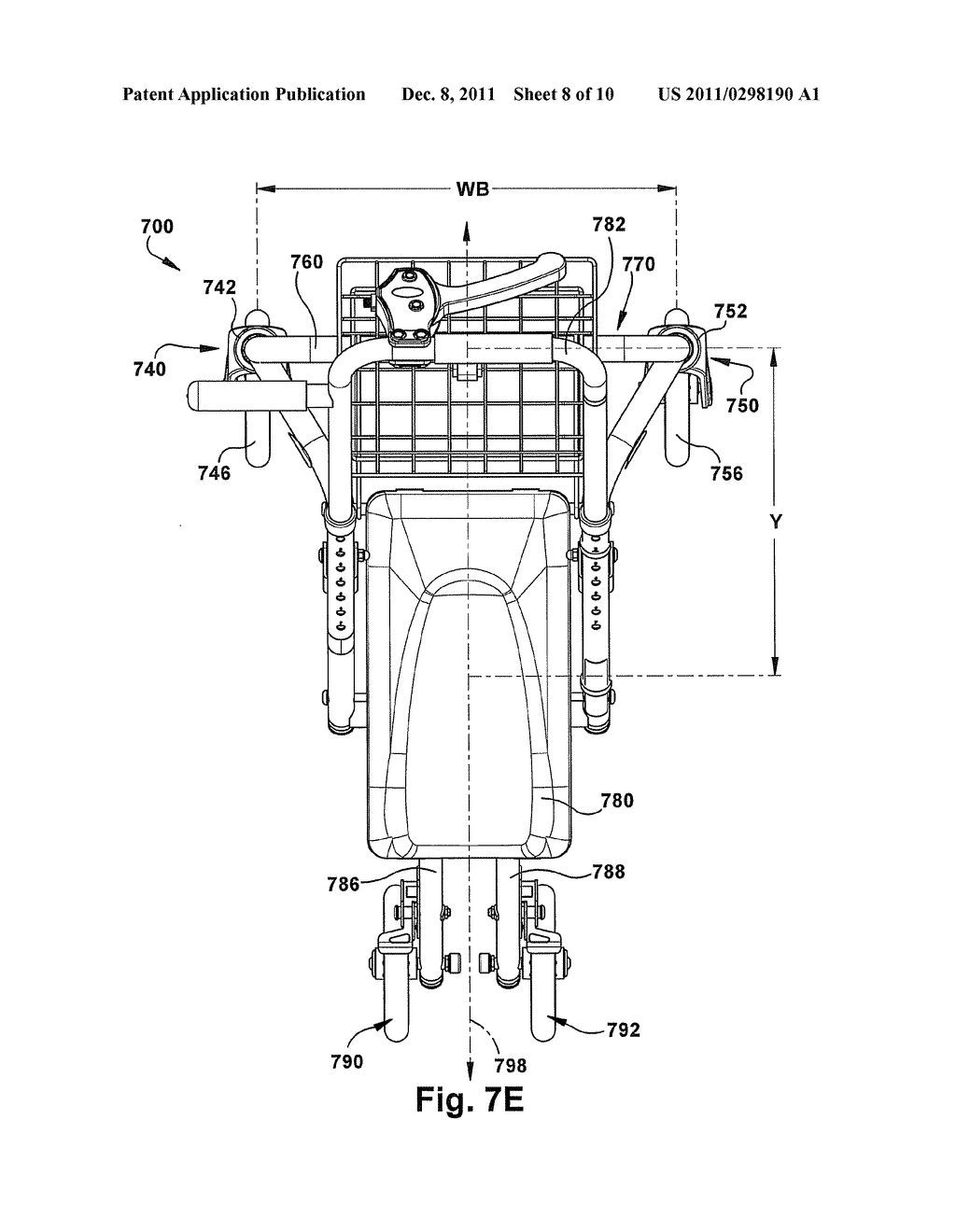 DEVICE FOR TRANSPORTING A USER WITH AN INJURED LEG - diagram, schematic, and image 09