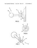 FOLD AWAY MAGNETIC DOOR STOP diagram and image