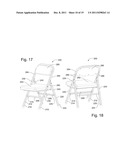 Adjustable Folding Chair for Extended Periods of Seating diagram and image