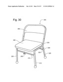 Adjustable Folding Chair for Extended Periods of Seating diagram and image