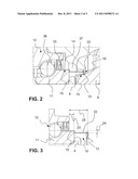 DEVICE COMPRISING A WHEEL HUB AND A CONSTANT VELOCITY ROTARY JOINT diagram and image