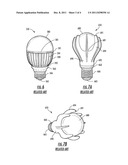 LIGHTING DEVICE WITH REVERSE TAPERED HEATSINK diagram and image