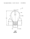 LIGHTING DEVICE WITH REVERSE TAPERED HEATSINK diagram and image