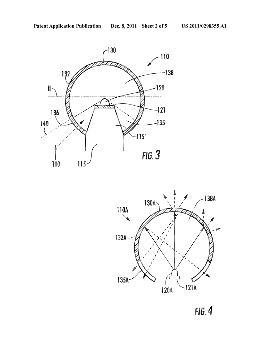 LIGHTING DEVICES WITH DIFFERENTIAL LIGHT TRANSMISSION REGIONS - diagram, schematic, and image 03