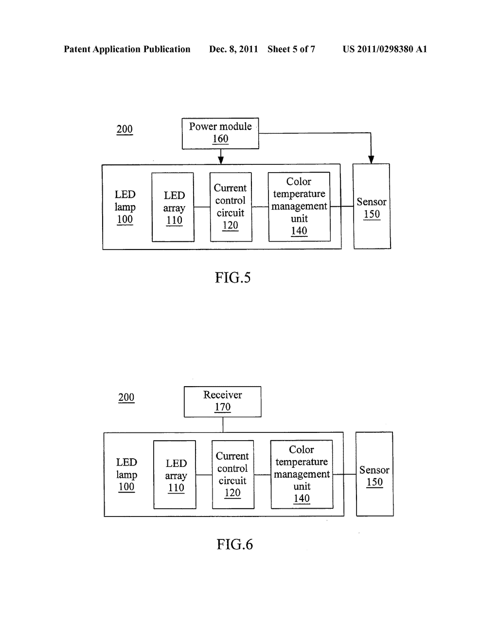 REPORT SYSTEM AND METHOD USING LIGHT-EMITTING DIODE LAMP - diagram, schematic, and image 06
