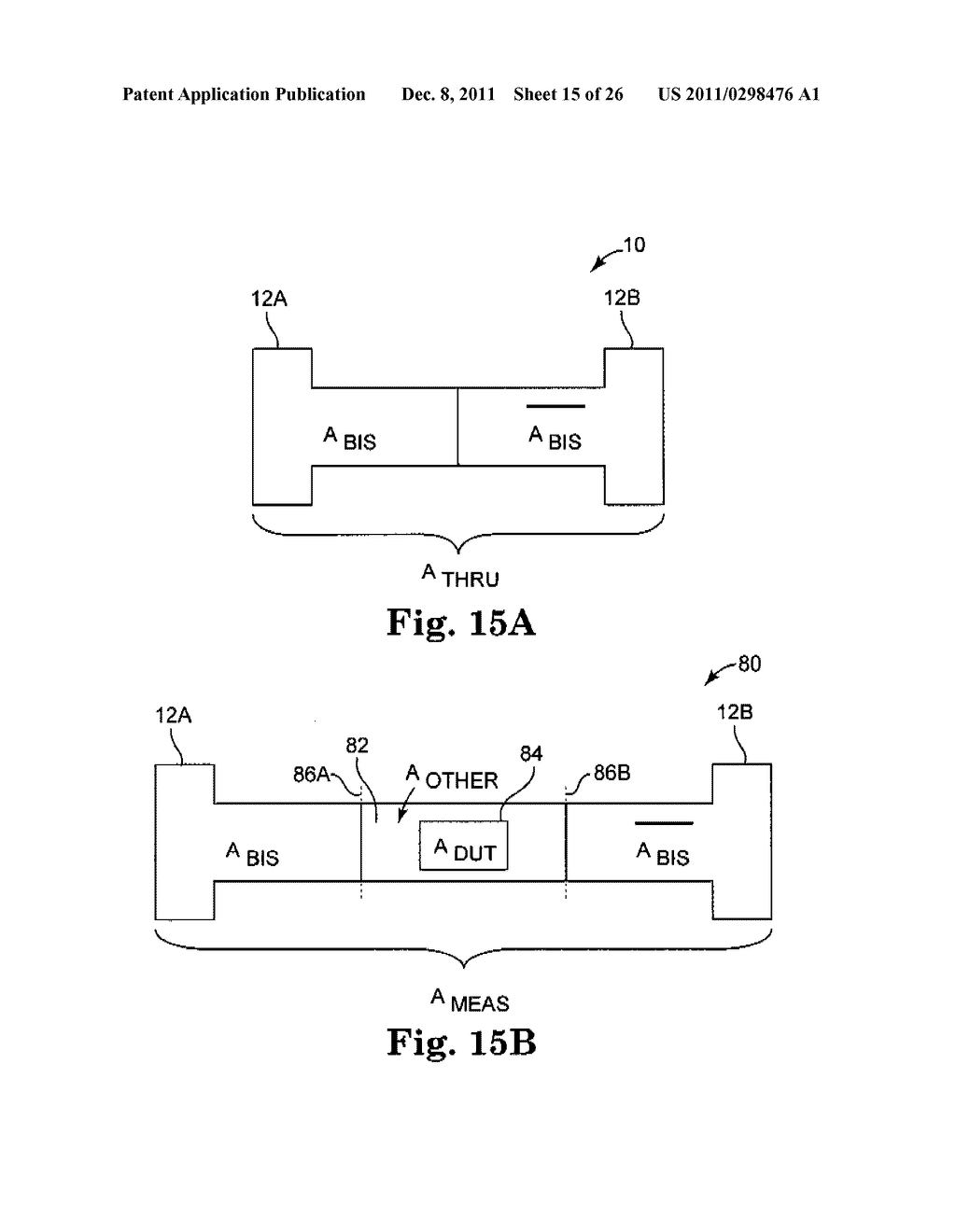 APPLICATION OF OPEN AND/OR SHORT STRUCTURES TO BISECT DE-EMBEDDING - diagram, schematic, and image 16