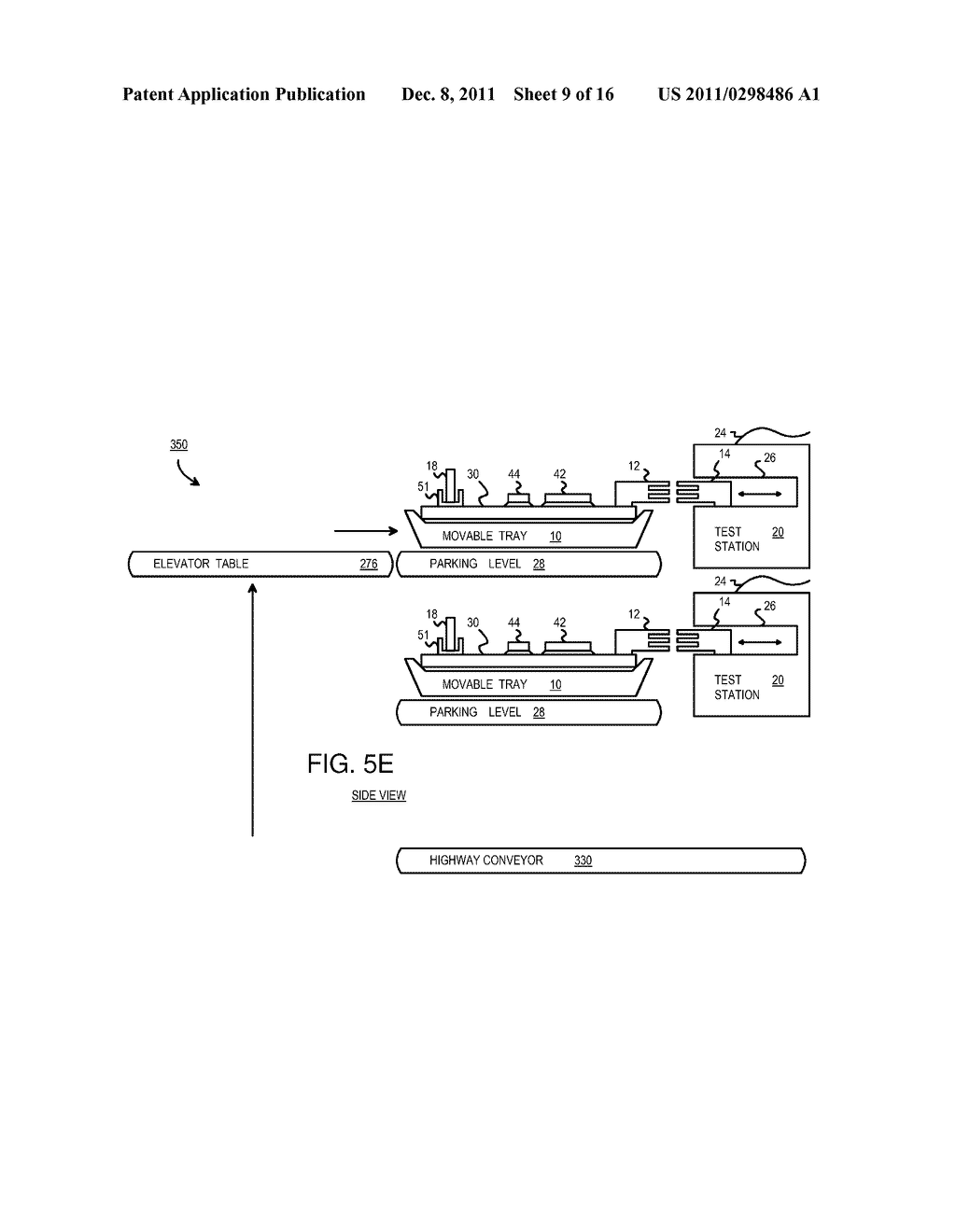 Parking Structure Memory-Module Tester that Moves Test Motherboards Along     a Highway for Remote Loading/Unloading - diagram, schematic, and image 10