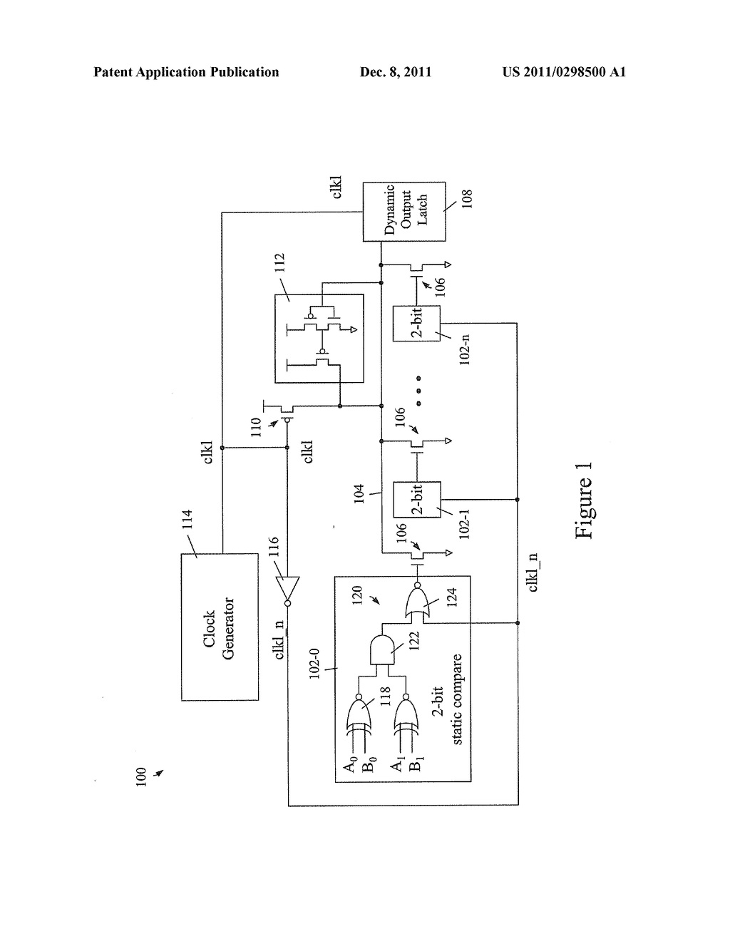 SINGLE CLOCK DYNAMIC COMPARE CIRCUIT - diagram, schematic, and image 02