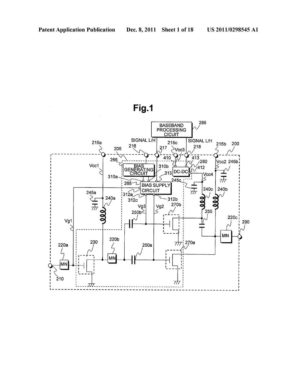 RF POWER AMPLIFIER DEVICE AND OPERATING METHOD THEREOF - diagram, schematic, and image 02