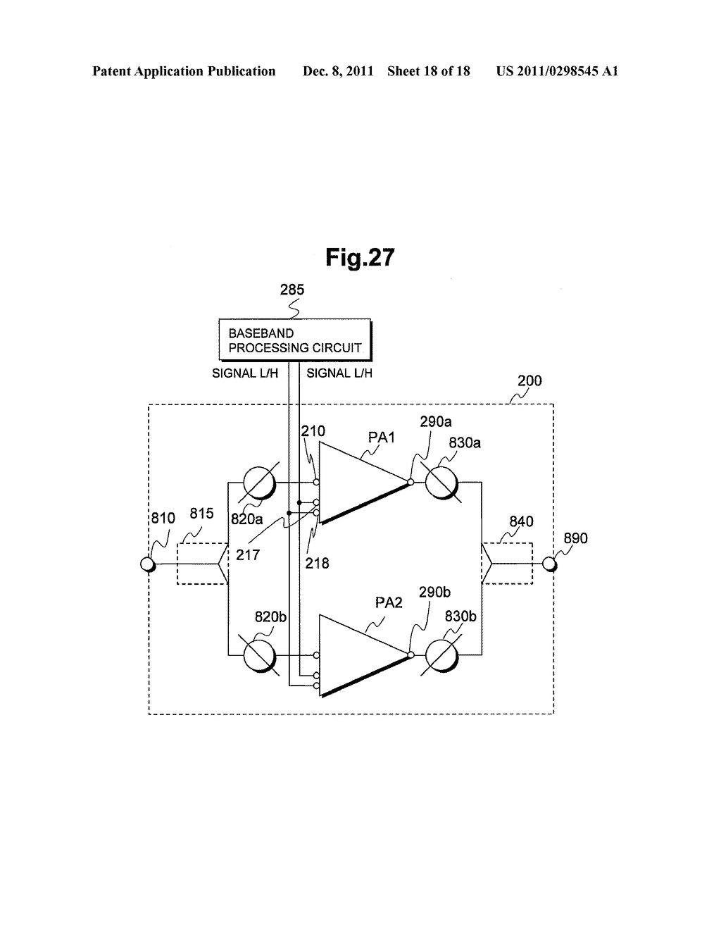 RF POWER AMPLIFIER DEVICE AND OPERATING METHOD THEREOF - diagram, schematic, and image 19