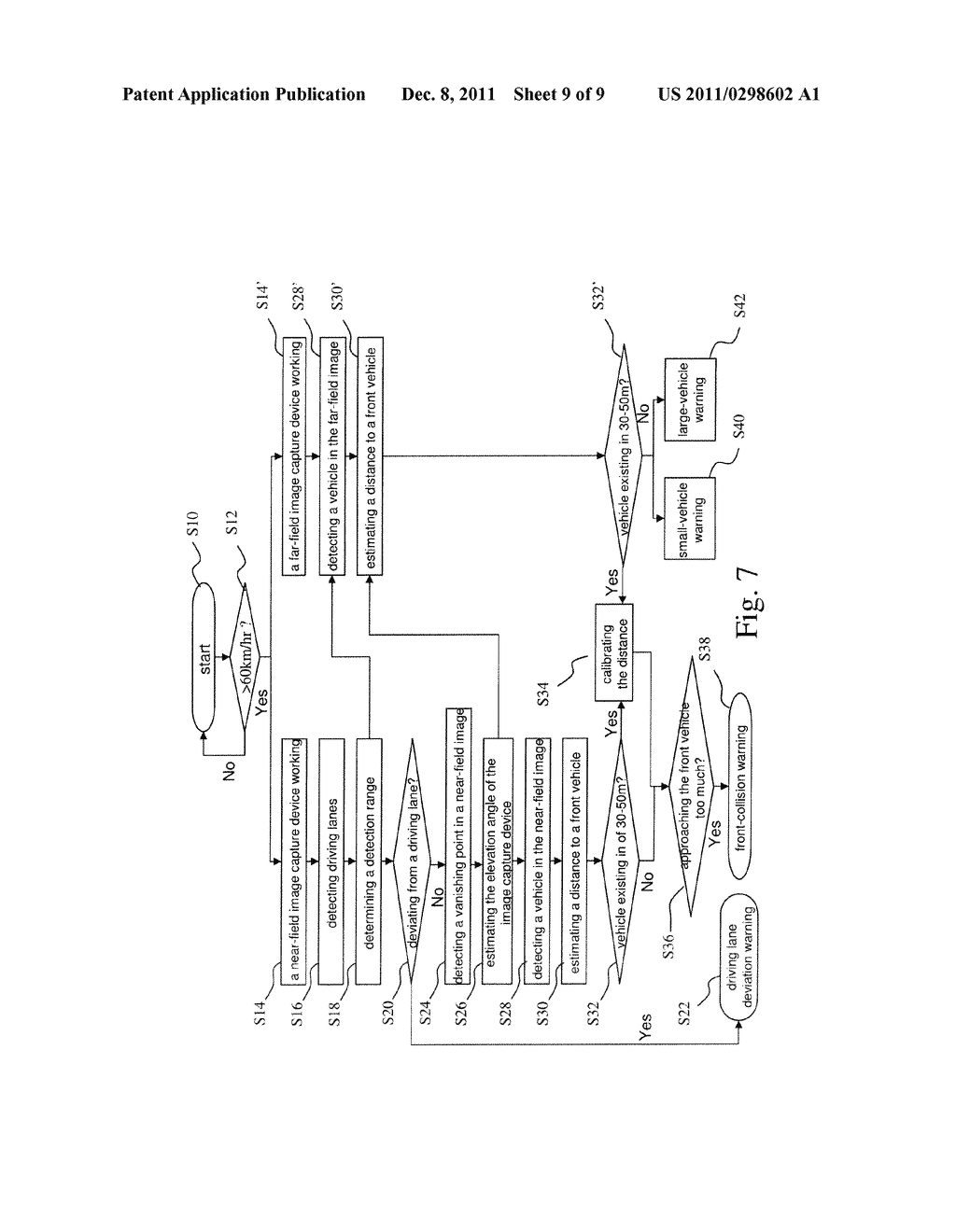 DUAL-VISION DRIVING SAFETY WARNING DEVICE AND METHOD THEREOF - diagram, schematic, and image 10