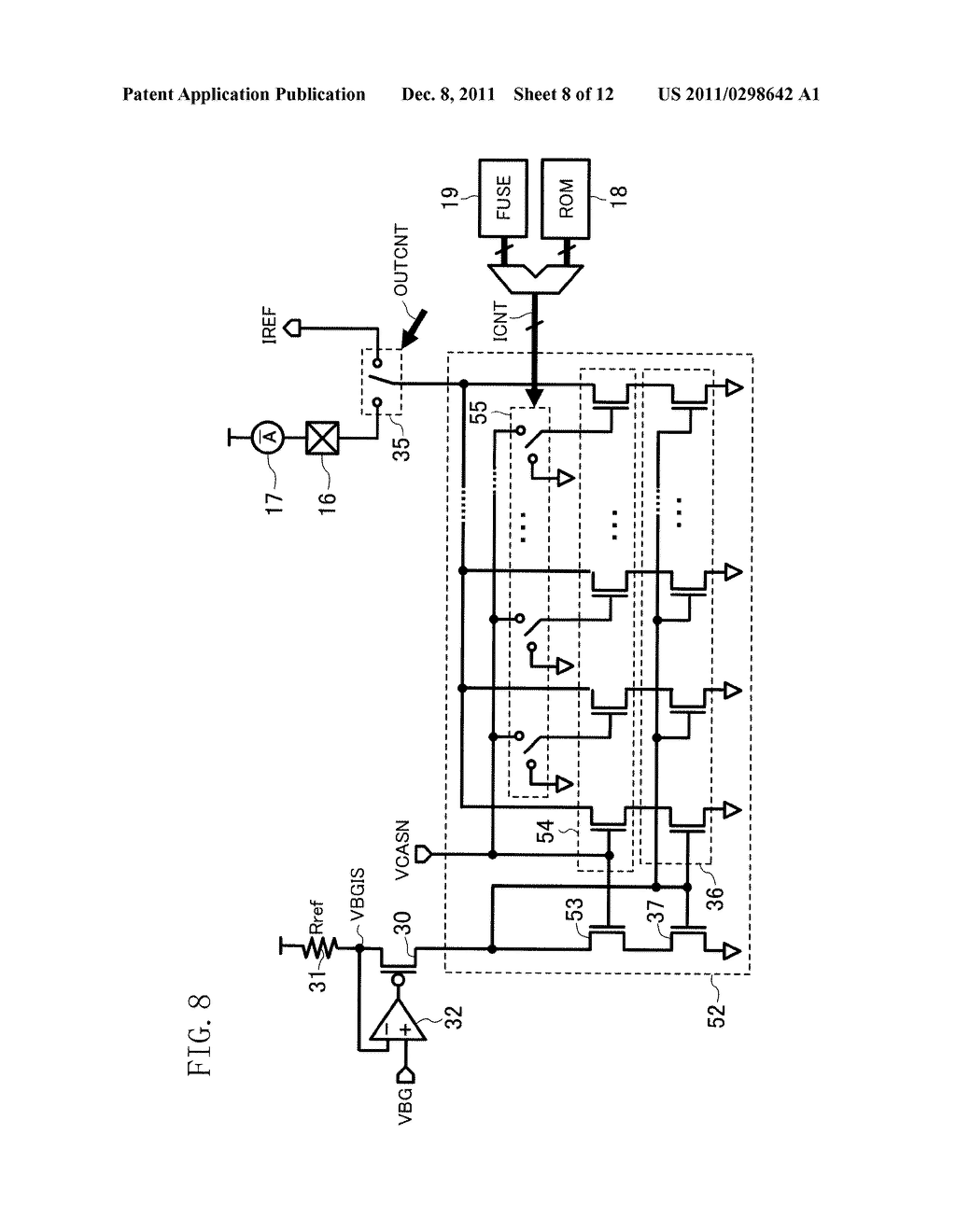 CURRENT TRIMMING CIRCUIT AND A/D CONVERTER INCLUDING CURRENT TRIMMING     CIRCUIT - diagram, schematic, and image 09