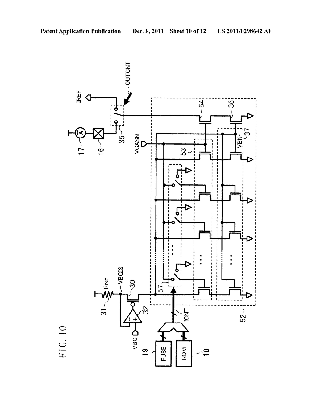 CURRENT TRIMMING CIRCUIT AND A/D CONVERTER INCLUDING CURRENT TRIMMING     CIRCUIT - diagram, schematic, and image 11